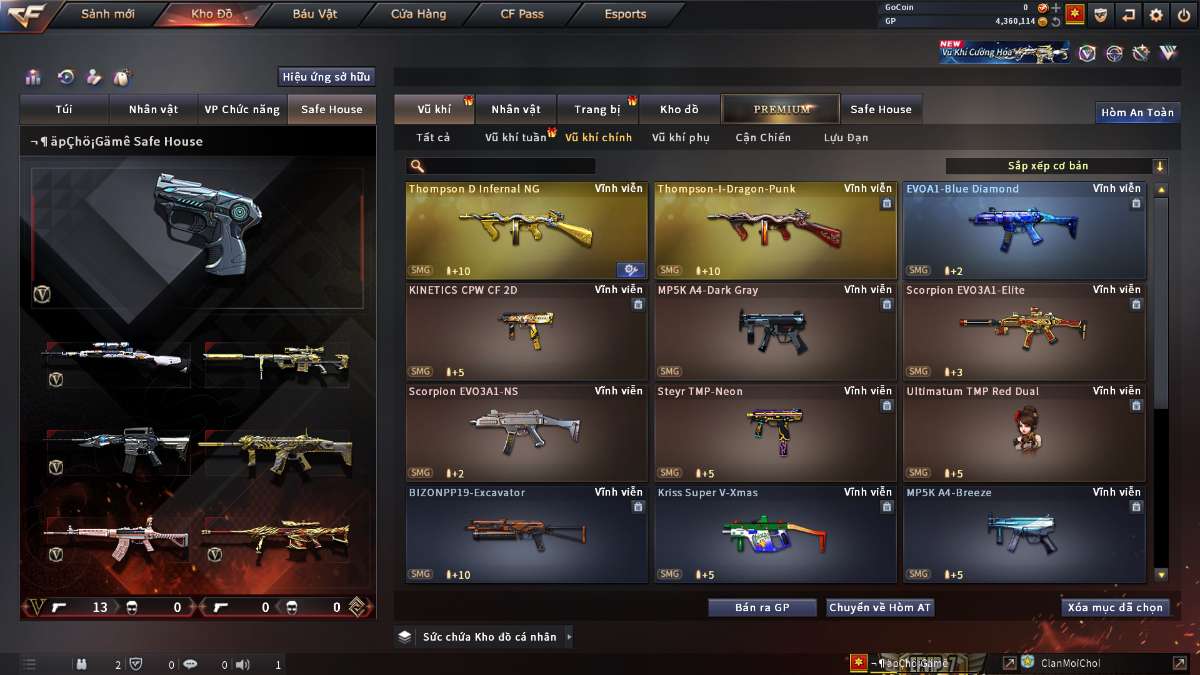 shop acc cf uy tin gia re